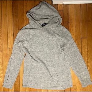 J. Crew Cotton Wool Blend Hoodie Grey Size Medium